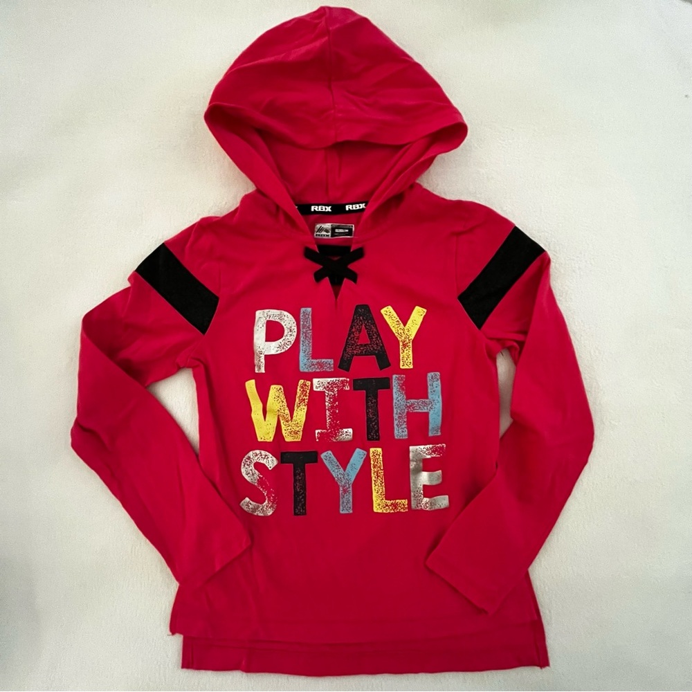 RBX Play with Style Pink Hooded T-shirt